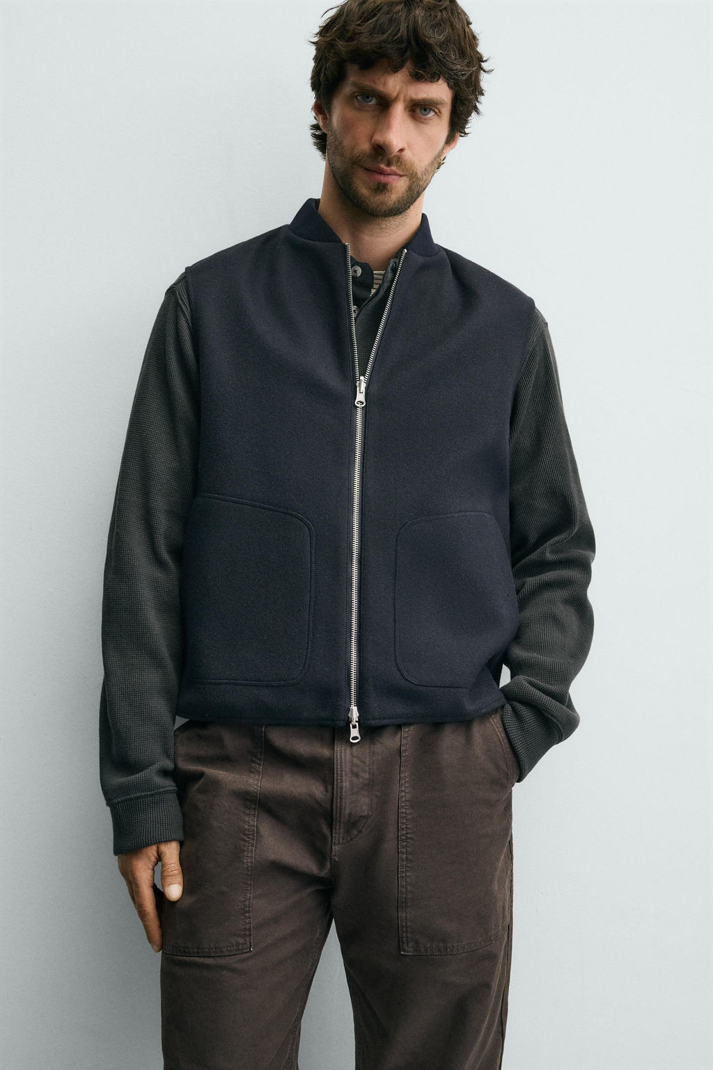 REVERSIBLE TECHNICAL GILET - Zara фото 5