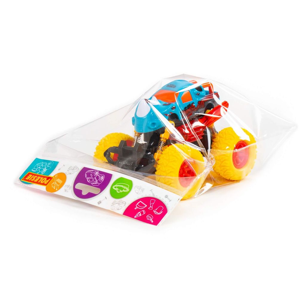 Монстр РАЛЛИ - Носорог, автомобиль инерционный (со светом и звуком) (в пакете) - Полесье фото 5