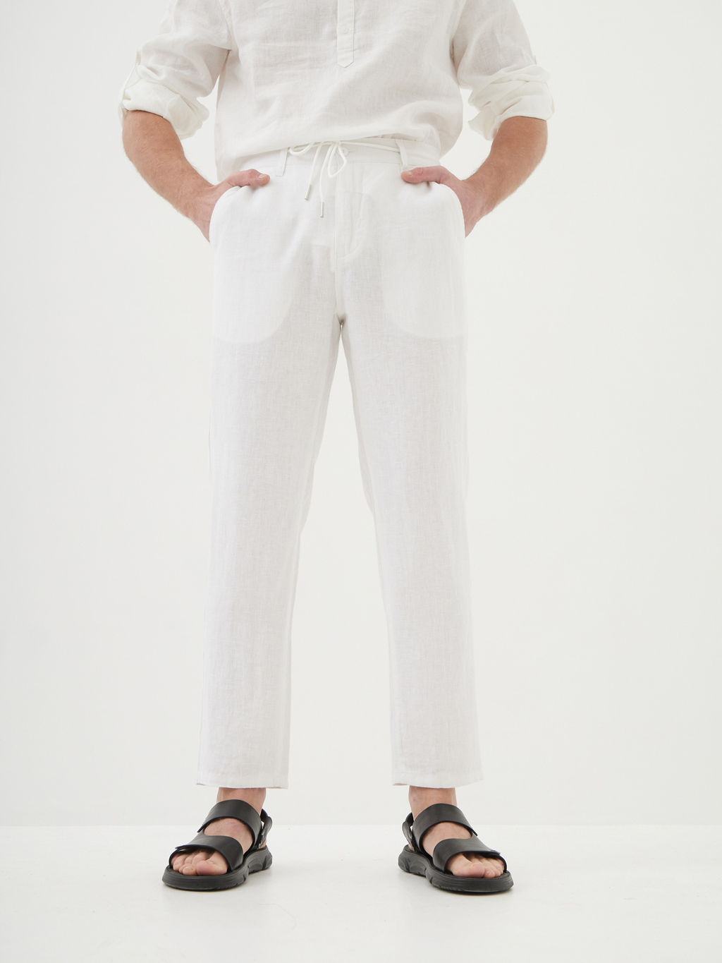 Мужские Льняные Брюки Мом - Mossmore фото 34
