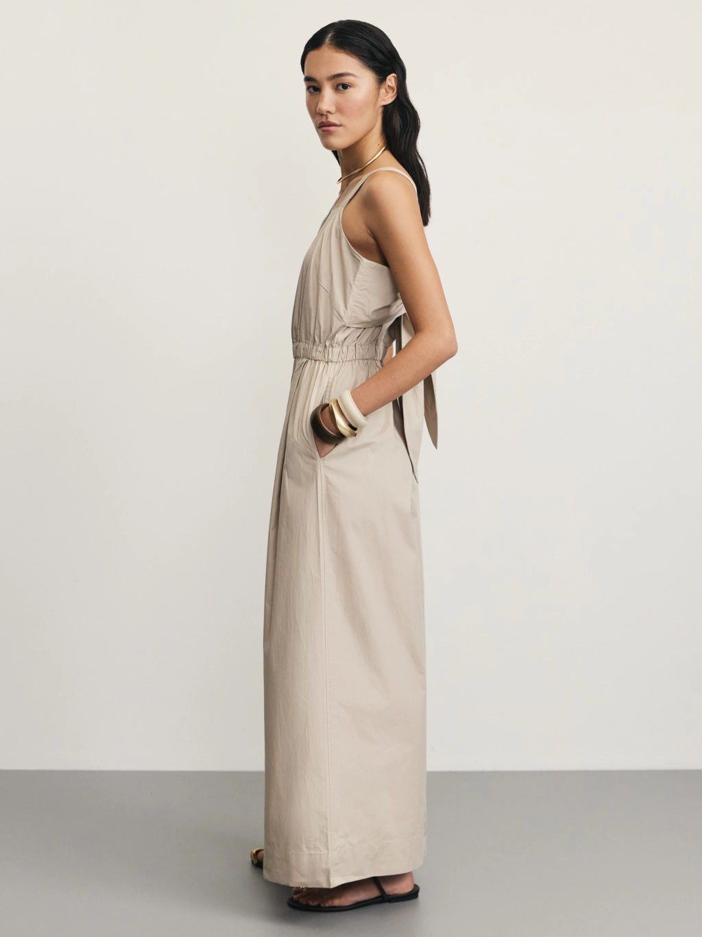 Комбинезон из хлопка приталенного кроя / Zarina  фото 2