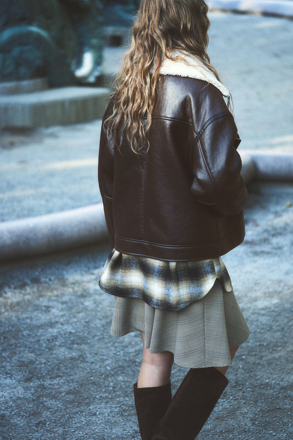 Cazadora biker con forro de borreguito - H&m фото 4