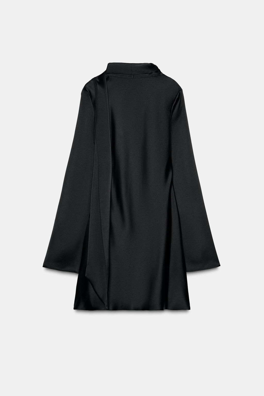 SATIN DRESS WITH FOULARD - Zara фото 10