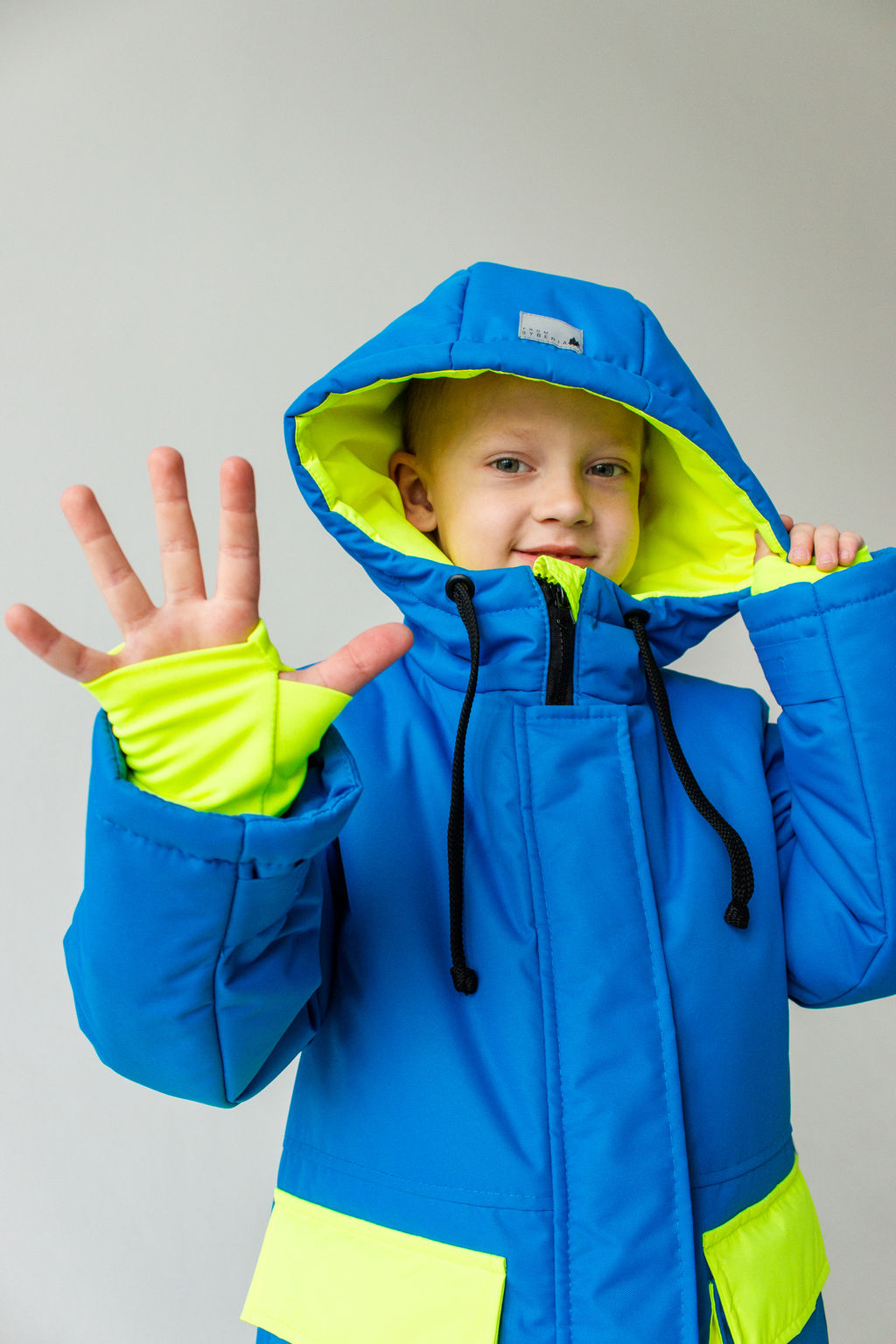 Парка зимняя Sport junior, синяя - Inzibe фото 5