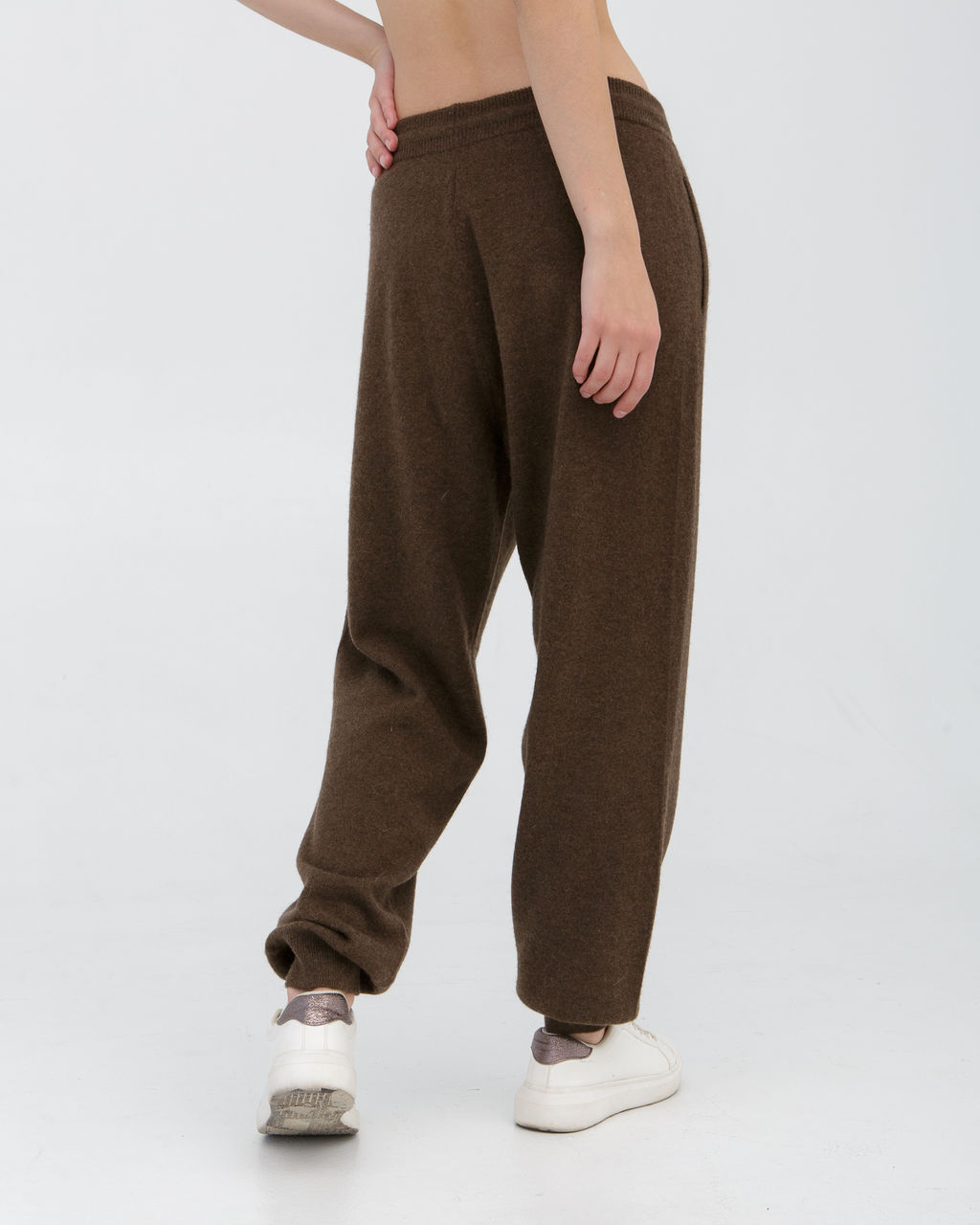 Брюки из пуха яка 05120 коричневые