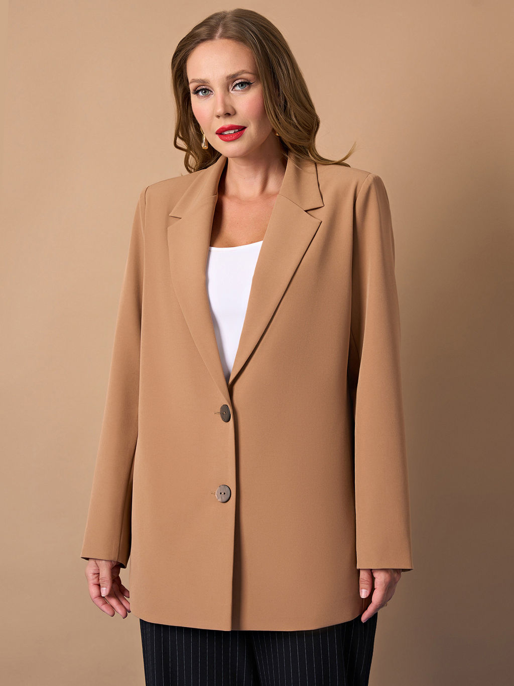 Жакет 0311-1а бежевый - Aquarell фото 5