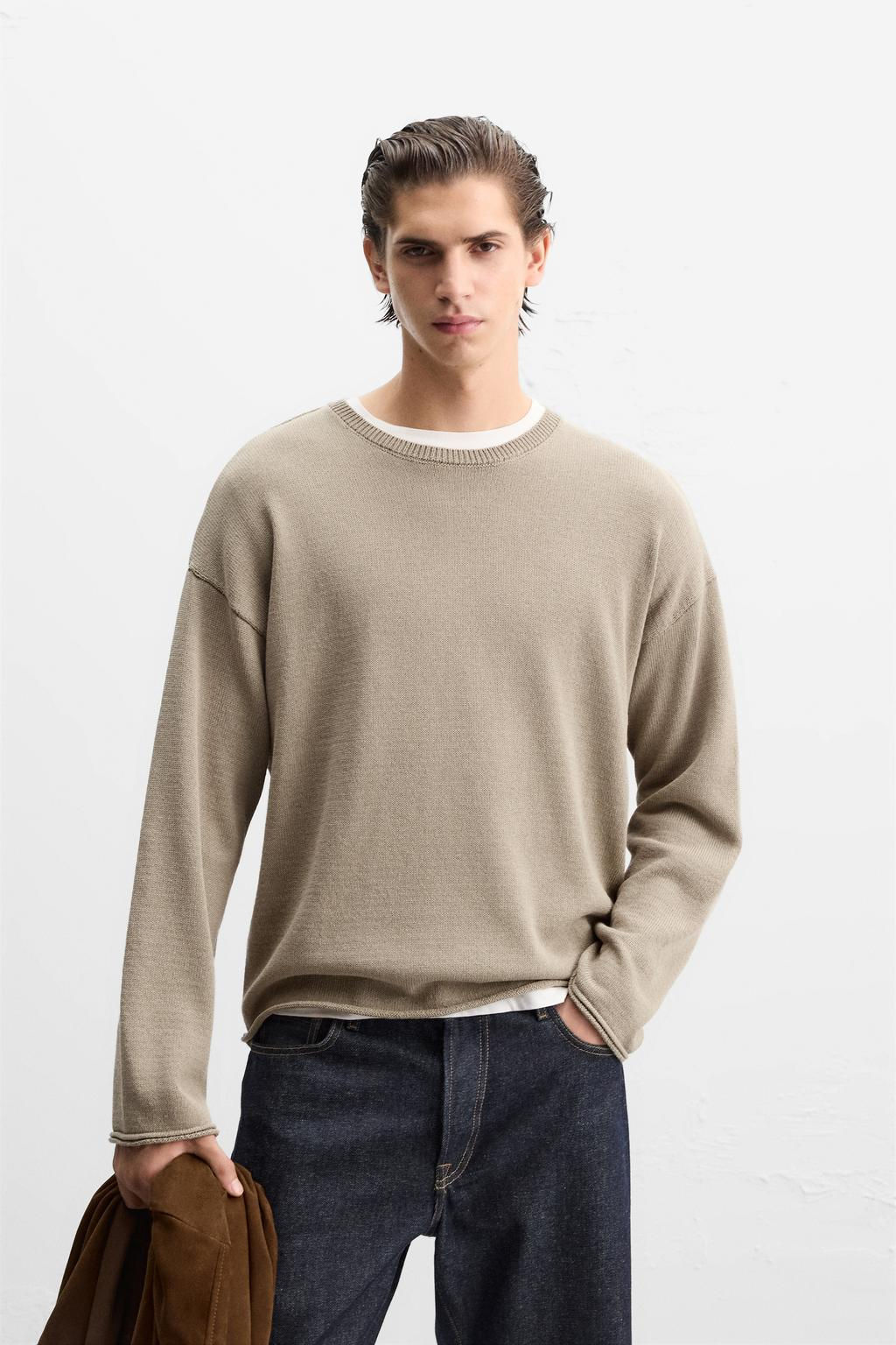 SWEATER WITH RAISED FINISH - Zara фото 20