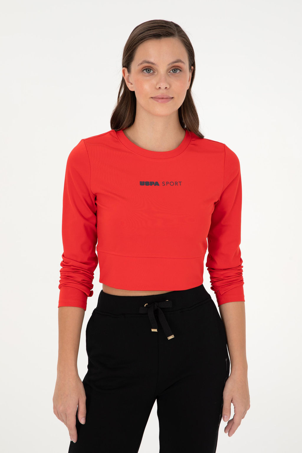 Женский красный свитшот - U.s. polo assn фото 3