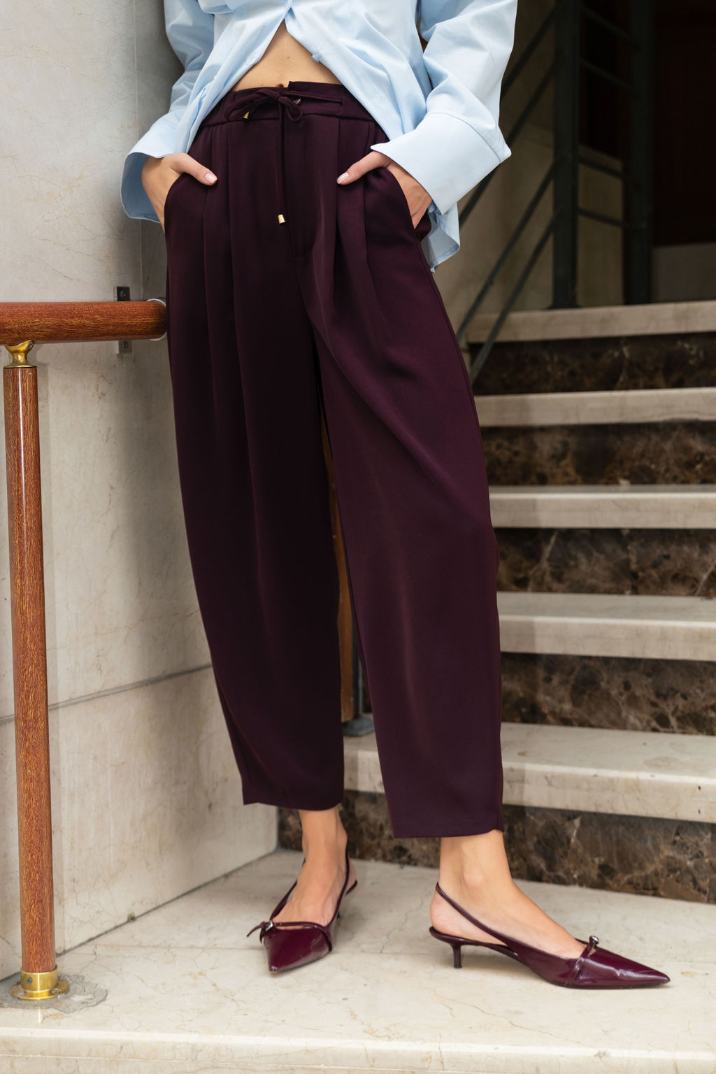 Murdum Salvar/Harem Bagc?kl? Pantolon TWOSS25PL00126