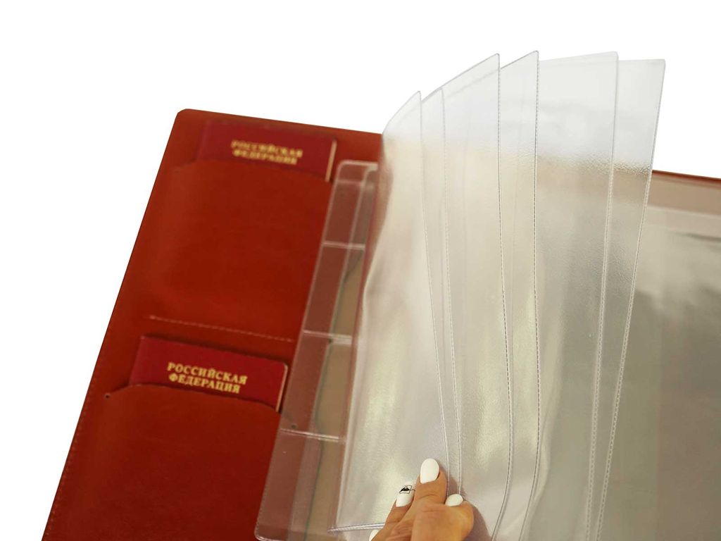 Органайзер для документов с принтом Eshemoda Королевский фазан, Формат А4, натуральная кожа, цвет коричневый