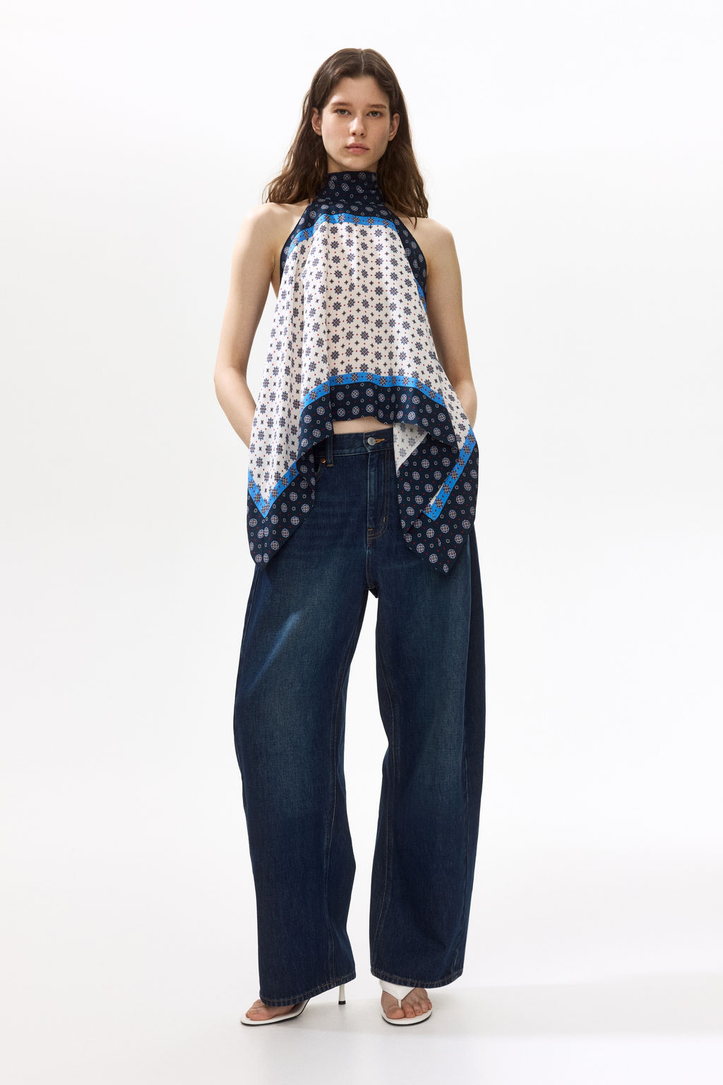 Top halter de sat?n - H&m фото 2