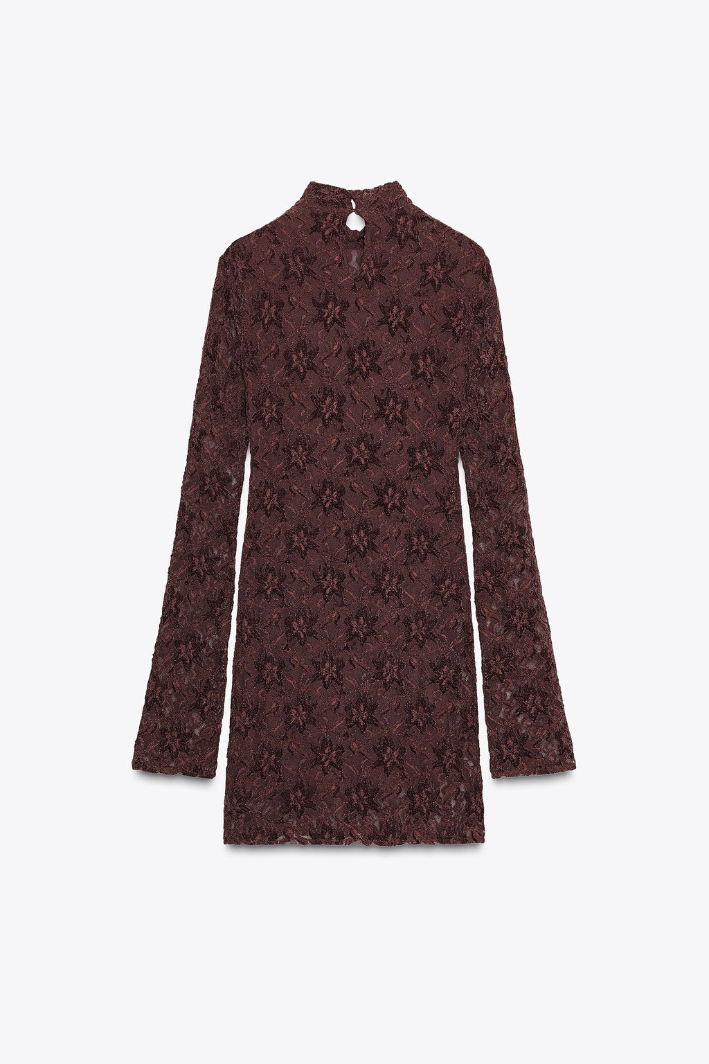 SOFT-TOUCH LACE SHORT DRESS - Zara фото 6