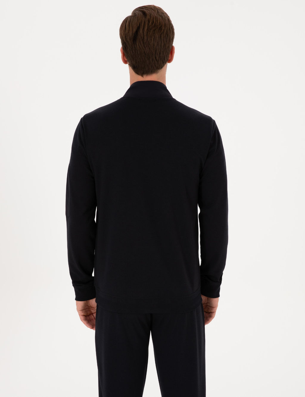 Lacivert Regular Fit Tam Fermuarl_ Sweatshirt - Cacharel фото 5