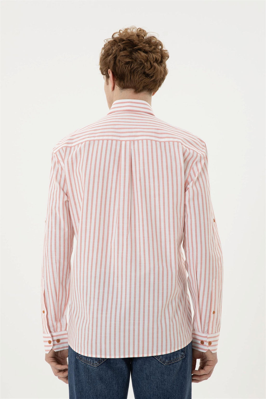 Мужская рубашка с длинным рукавом RED - U.s. polo assn фото 5