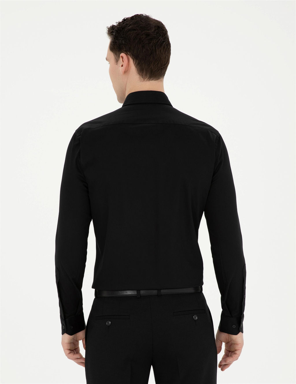 Siyah Ex. Slim Fit Uzun Kollu Basic G_mlek - Pierre cardin фото 5