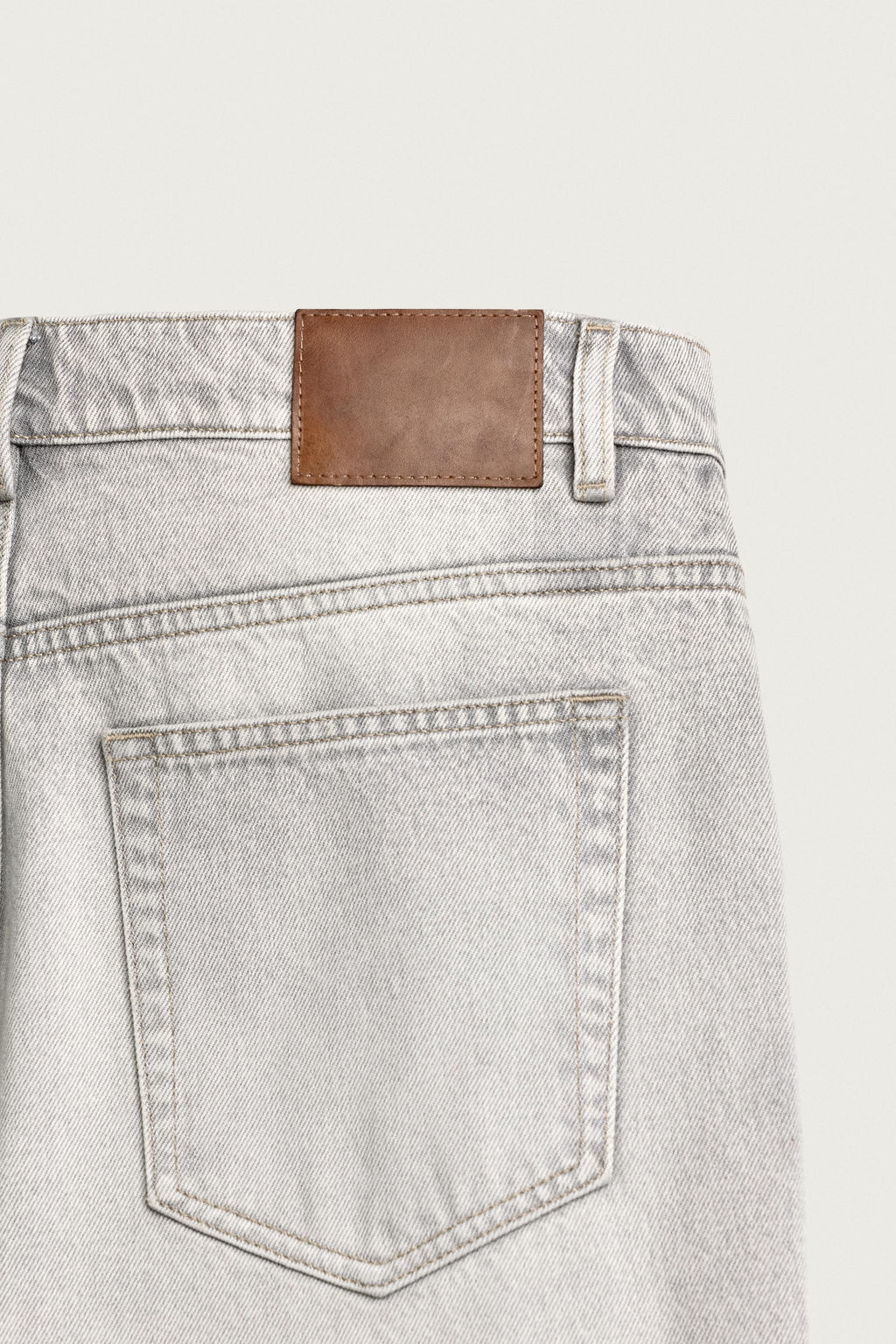 JEANS STRAIGHT ANKLE FIT / Gris claro - Zara фото 9