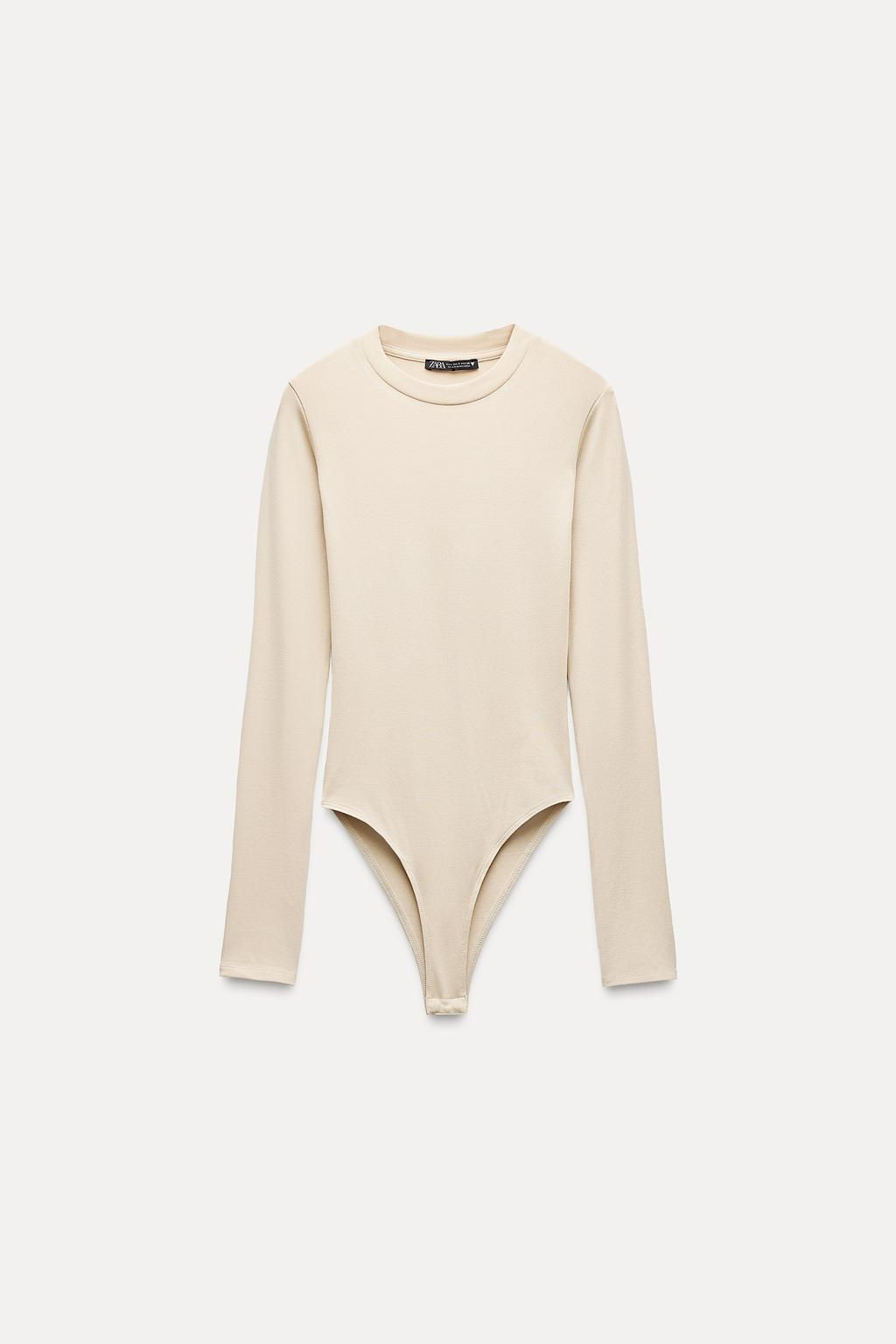 COTTON MODAL BODYSUIT - Zara фото 36