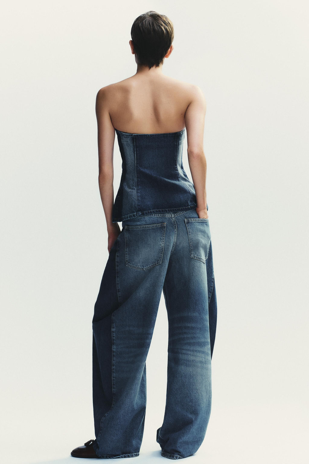 HIGH-WAIST OVERSIZE BALLOON JEANS - Zara фото 5