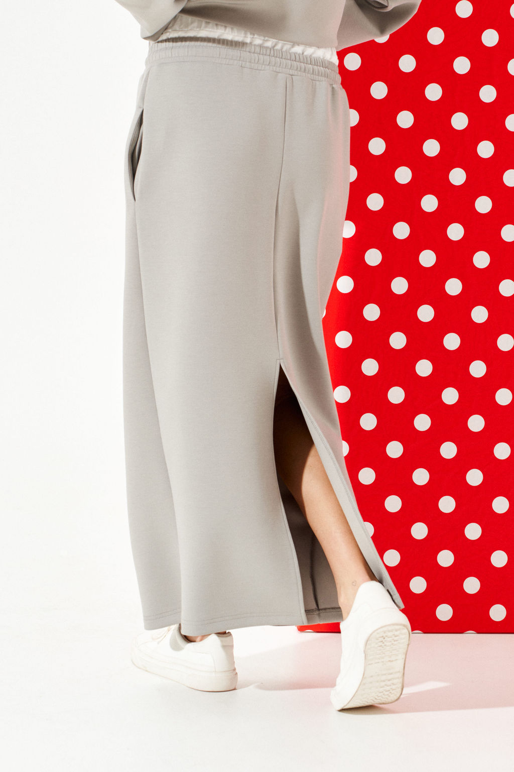 костюм женский 2-х предметный (свитшот + юбка) - Elletto фото 3