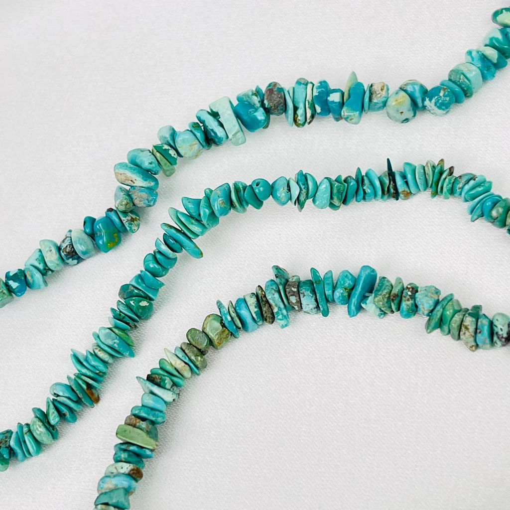 Бусины для рукоделия из Бирюзы крошка 40 см