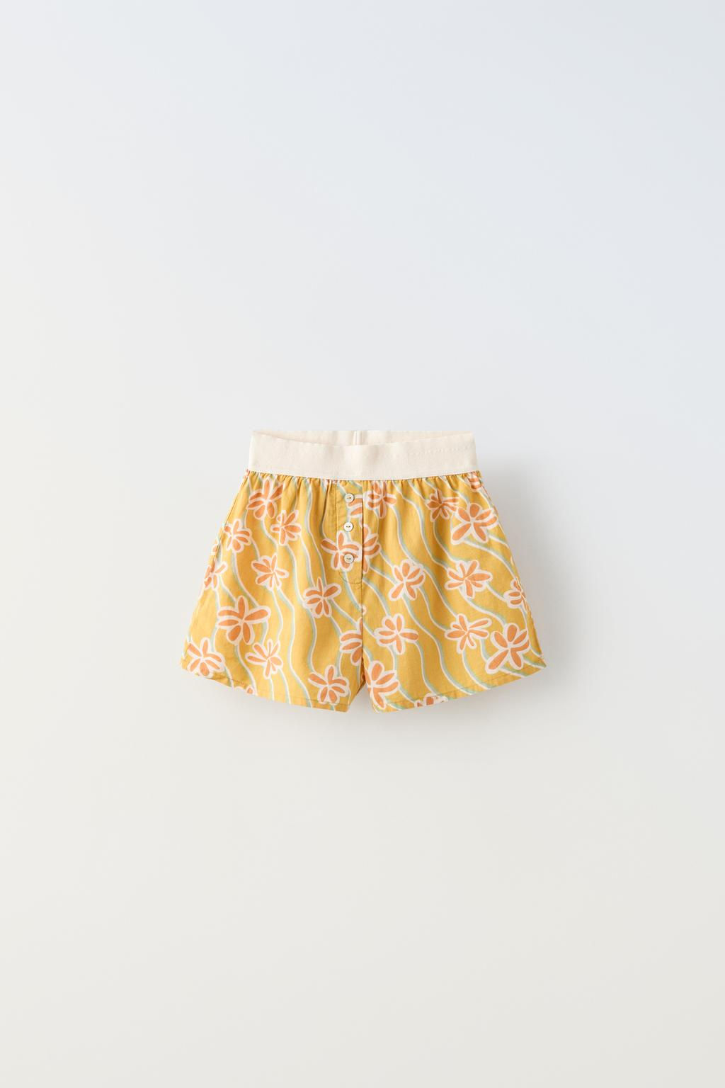 6-14 YAS/ DUGMELI CICEKLI PIJAMA TAKIMI - Zara фото 4