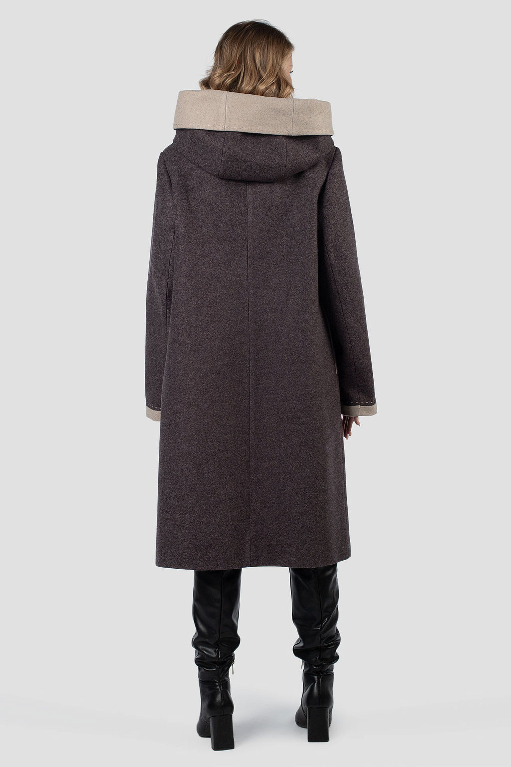 01-12180 Пальто женское демисезонное - El podio фото 6