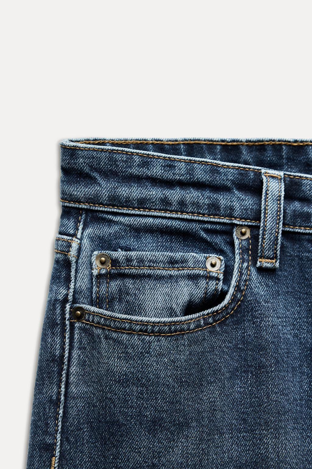ZW COLLECTION SLIM MID-WAIST JEANS - Zara фото 31