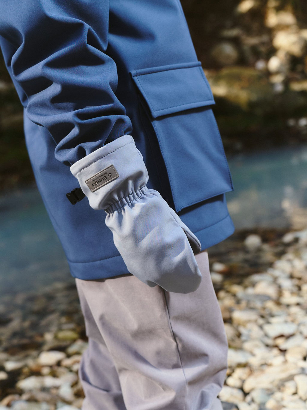 Варежки Softshell Туман - Bungly фото 2