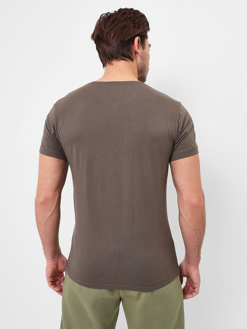 Футболка мужская короткий рукав GREG G146-RD-8025 (хаки)  фото 3