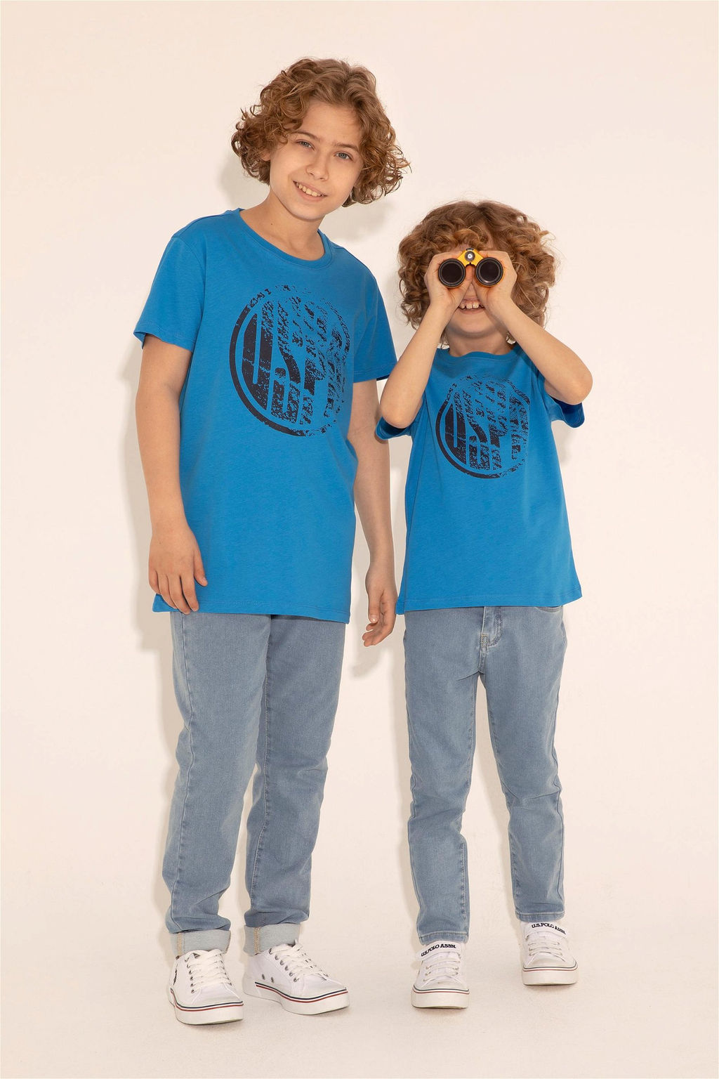 U. S. Polo Assn / Базовая футболка Saks с круглым вырезом для мальчиков - U.s. polo assn фото 4