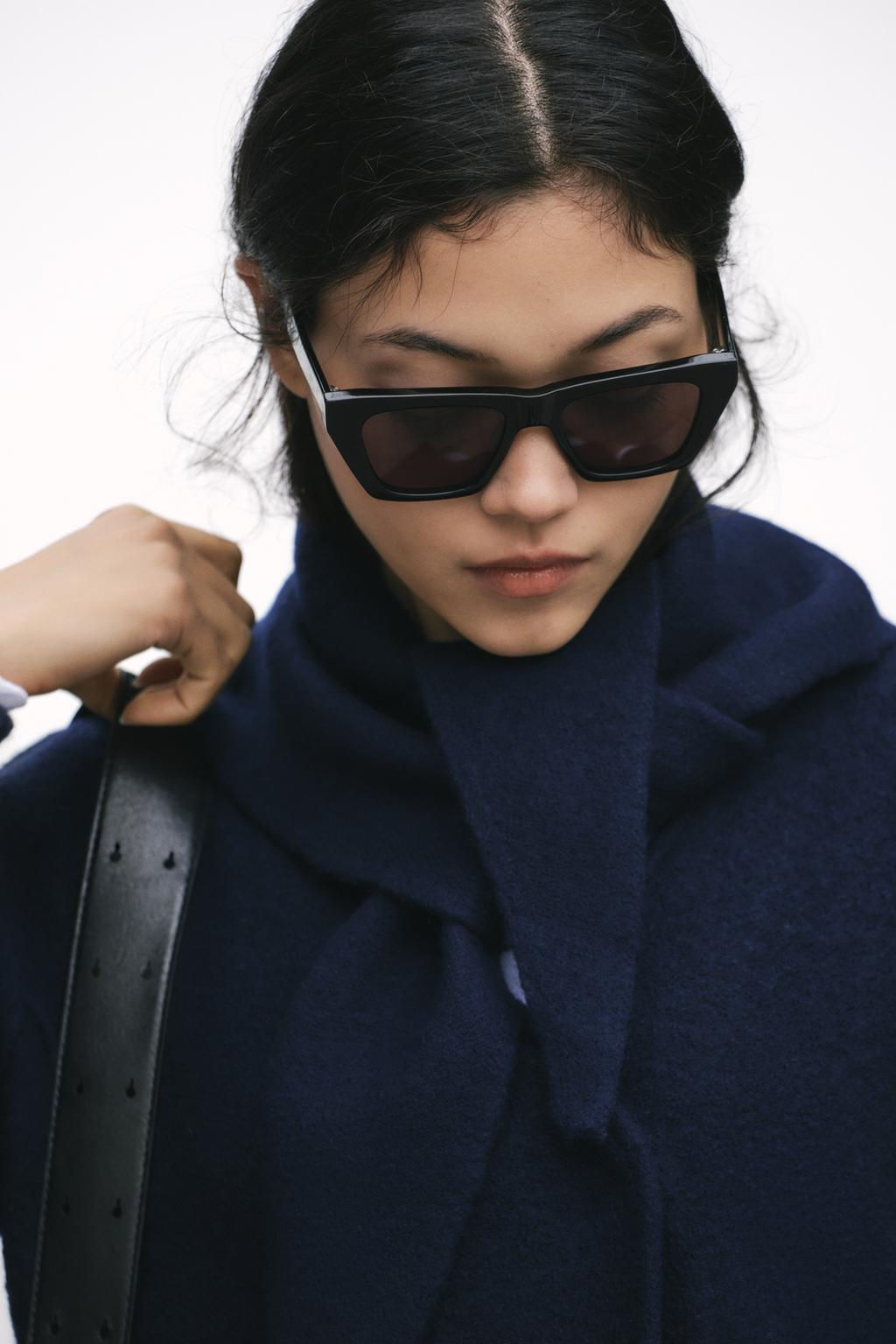 100% WOOL SCARF JACKET - Zara фото 3