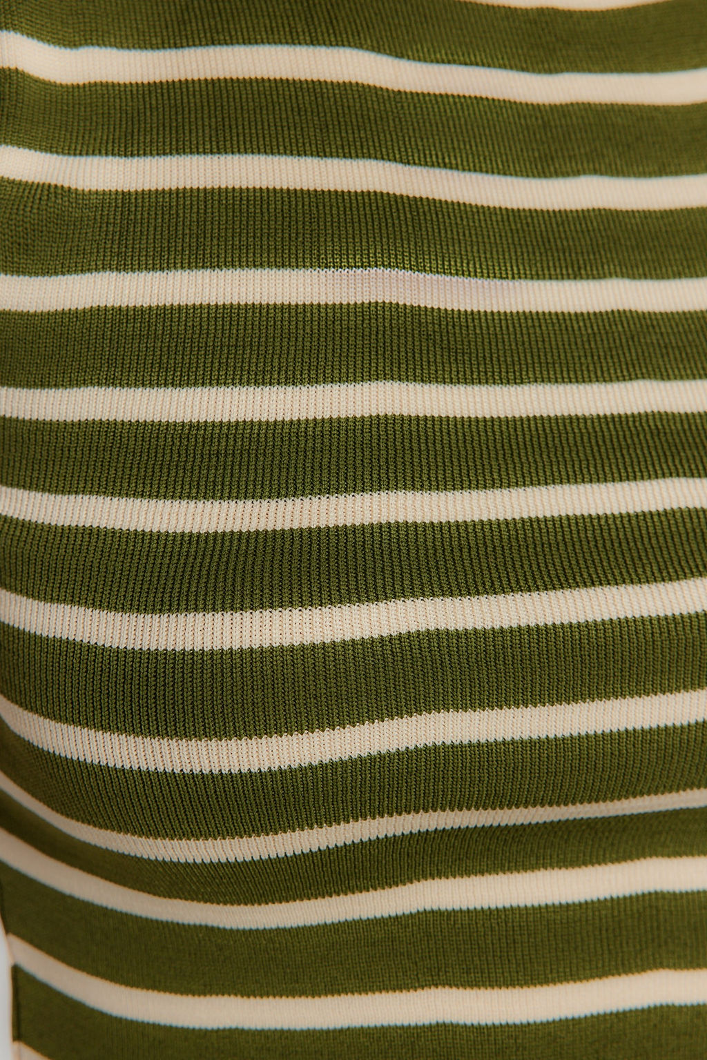 Yesil Crop Cizgili Triko Ince Bluz TWOSS23BZ00584