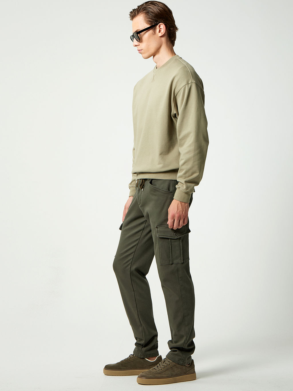 Мужские джинсы Карго утеплённые - Mossmore фото 3