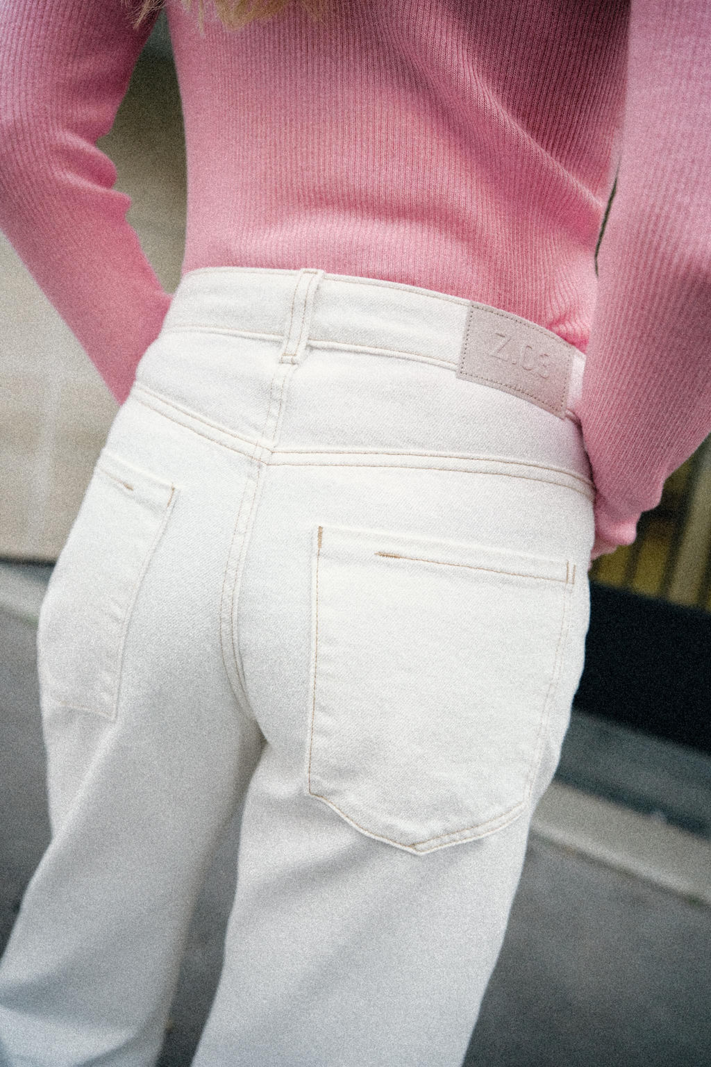JEANS Z.03 STRAIGHT HIGH-WAIST LONG LENGTH - Zara фото 9