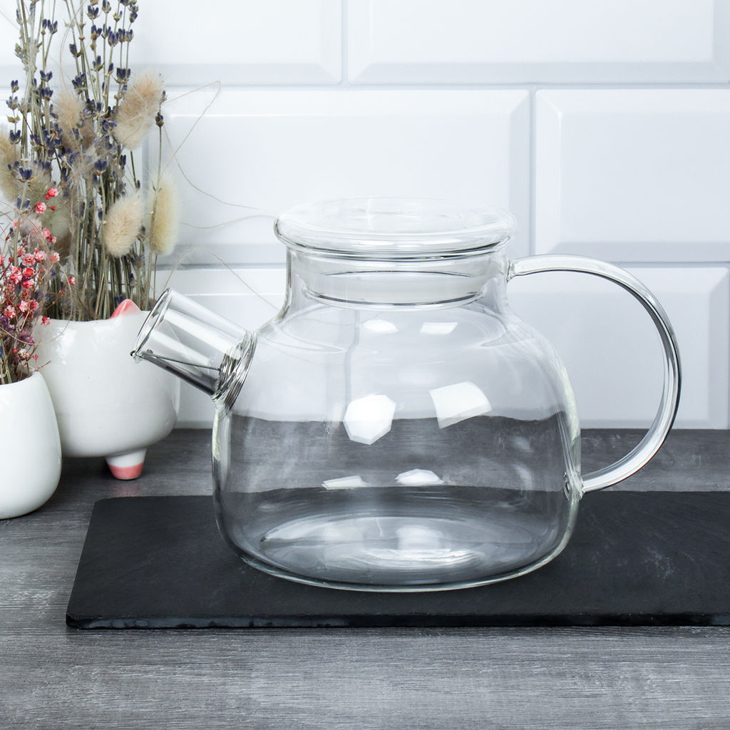 Чайник заварочный 1100 мл / G125-64 /уп 48/ крышка стеклянная - ГалеонТрейд фото 4