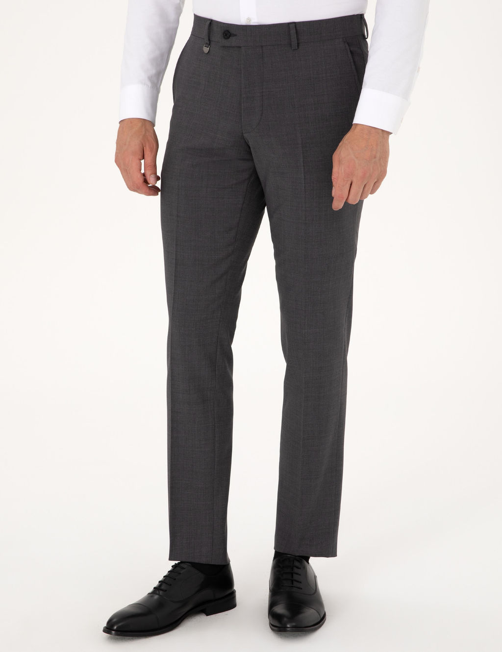 F_me Slim Fit Y_n Kar___ml_ Kuma_ Pantolon