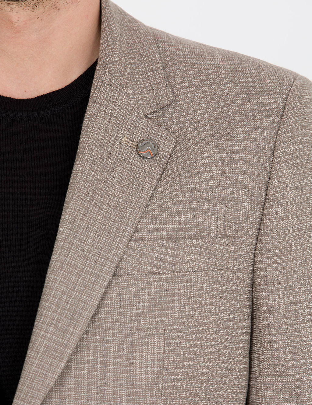 A__k Kahverengi Slim Fit Ceket