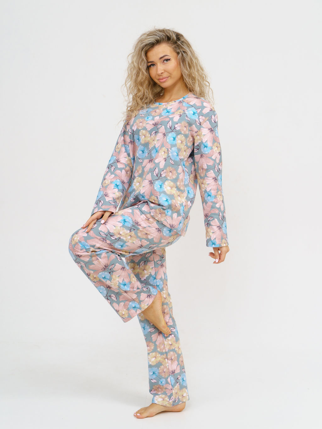 849 Пижама "Цветы"