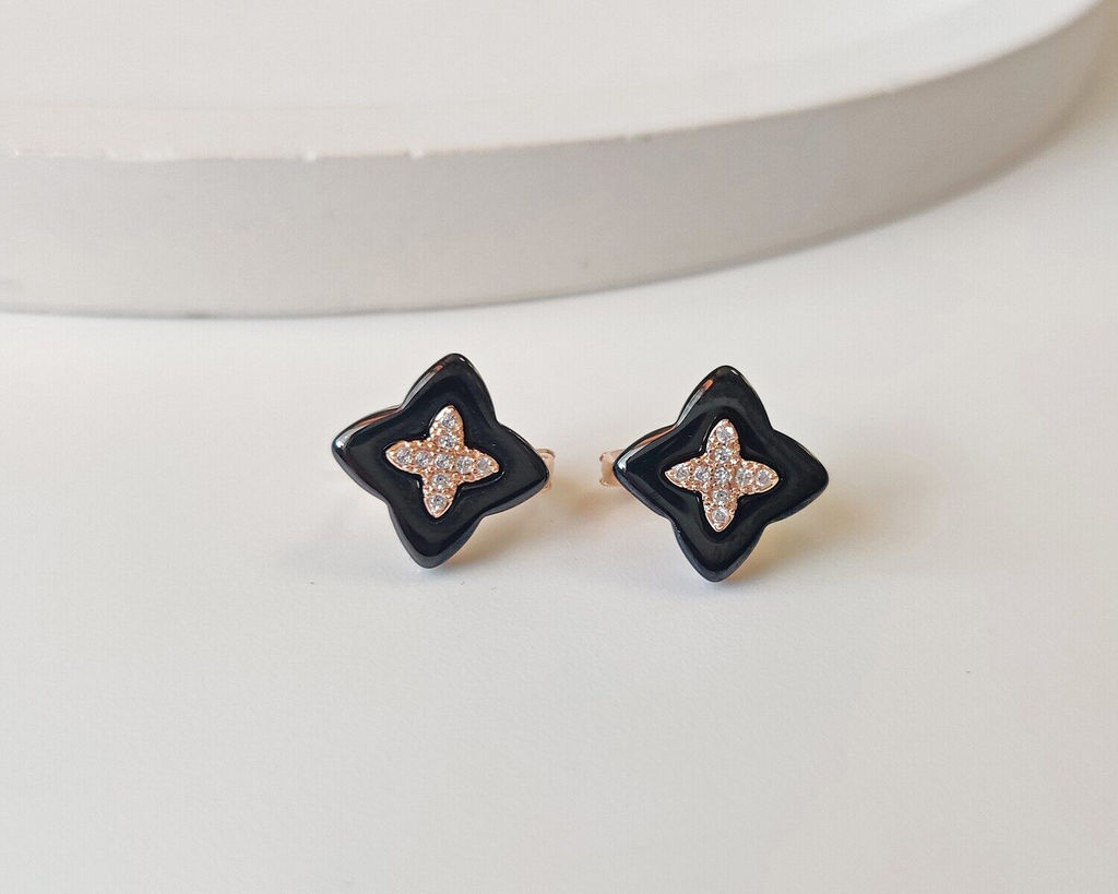 Серьги с керамикой