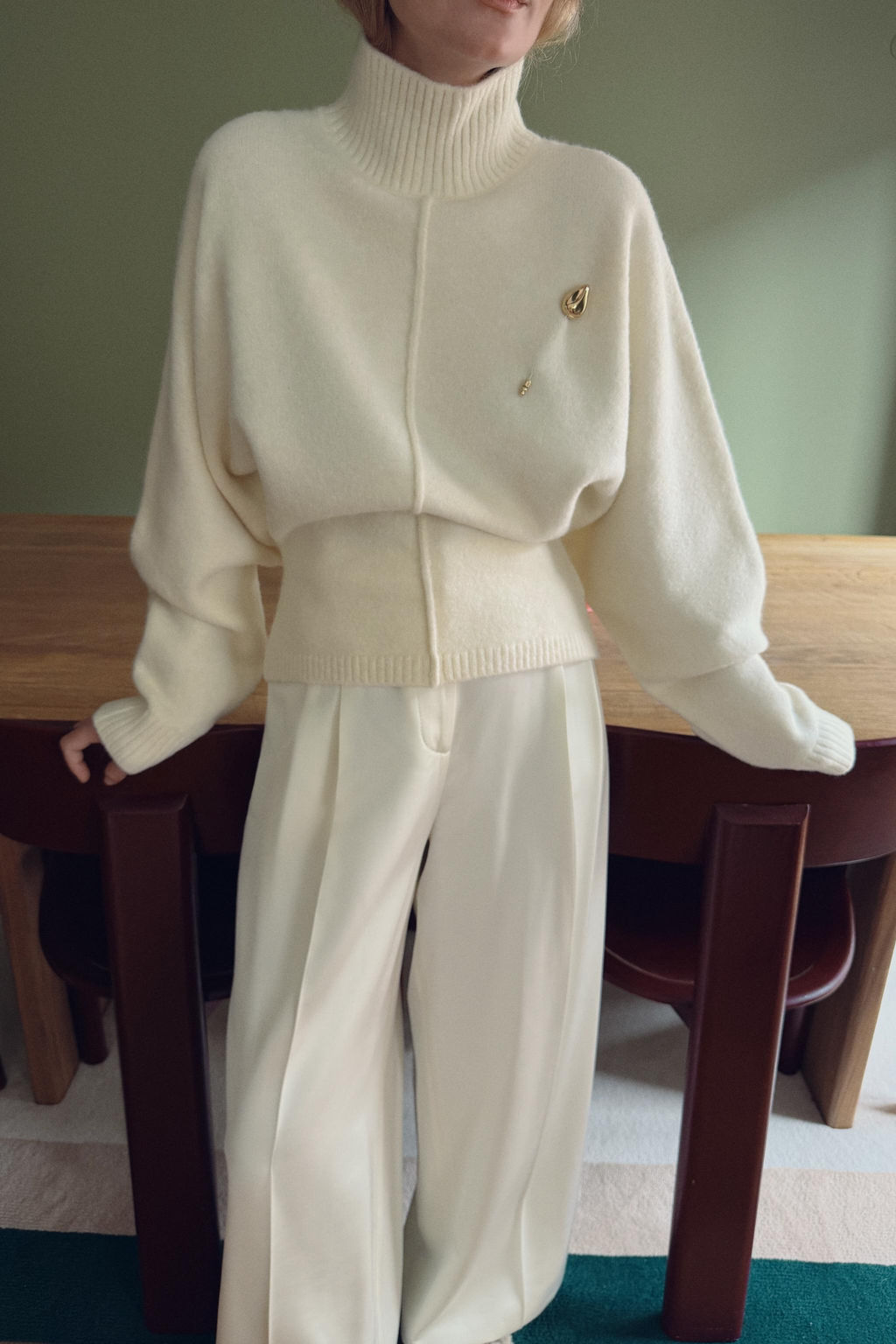 SOFT KNIT HIGH NECK JUMPER - Zara фото 2