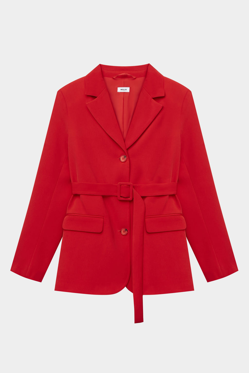 Жакет прямого кроя со съемным поясом - Mollis фото 9