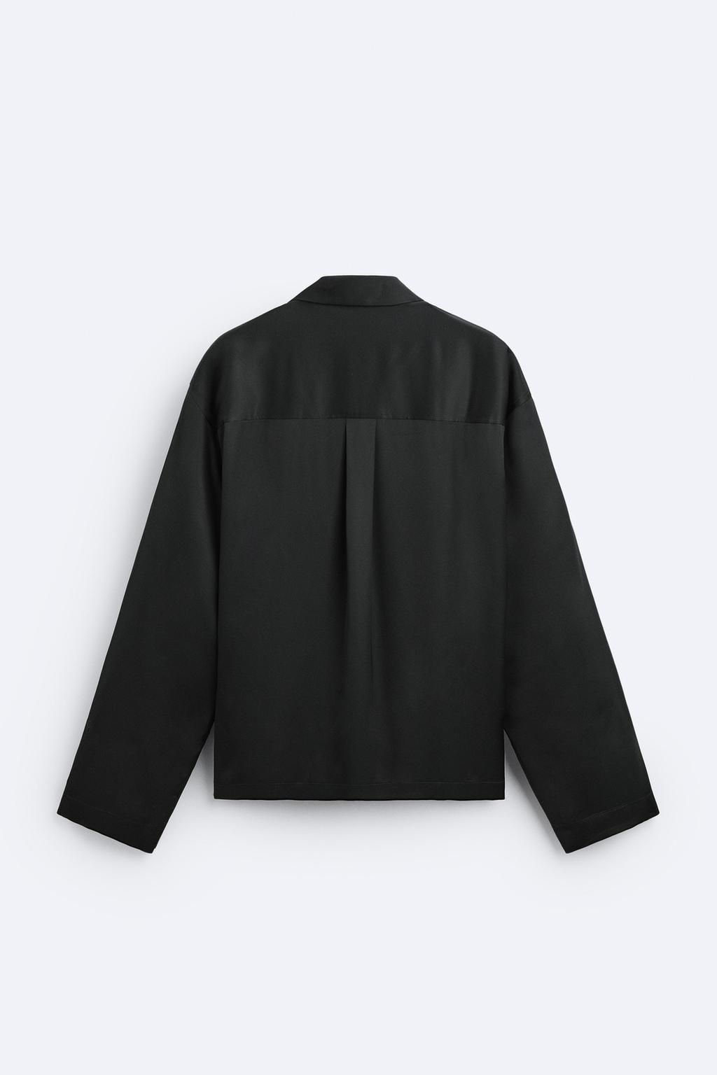 SATIN POLO SHIRT - Zara фото 8