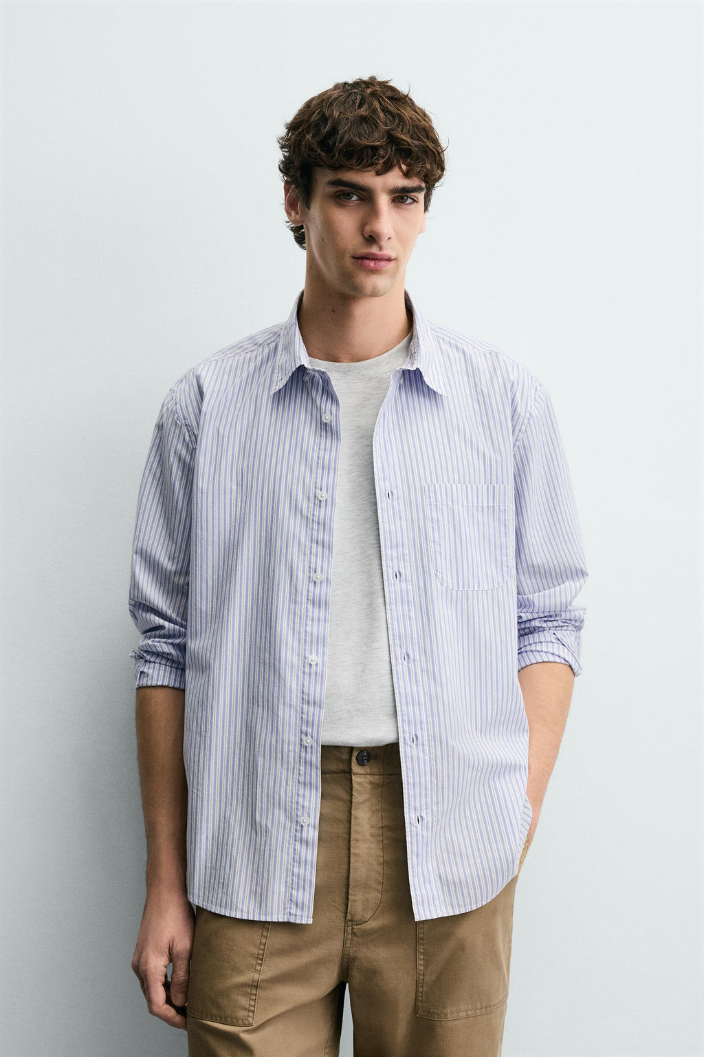 STRIPED POCKET SHIRT - Zara фото 10