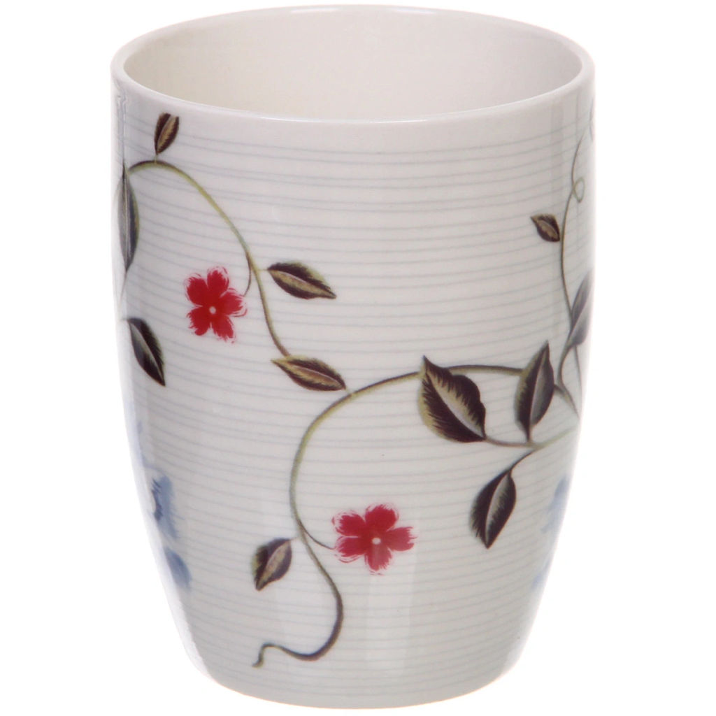 Цена за 2 шт. Кружка керамическая 350мл "Цветочная фантазия", микс рисунков