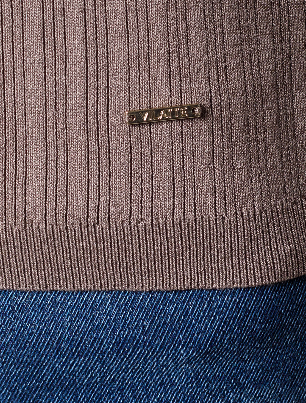 Джемпер тонкой вязки из вискозы с нейлоном - Vilatte фото 4