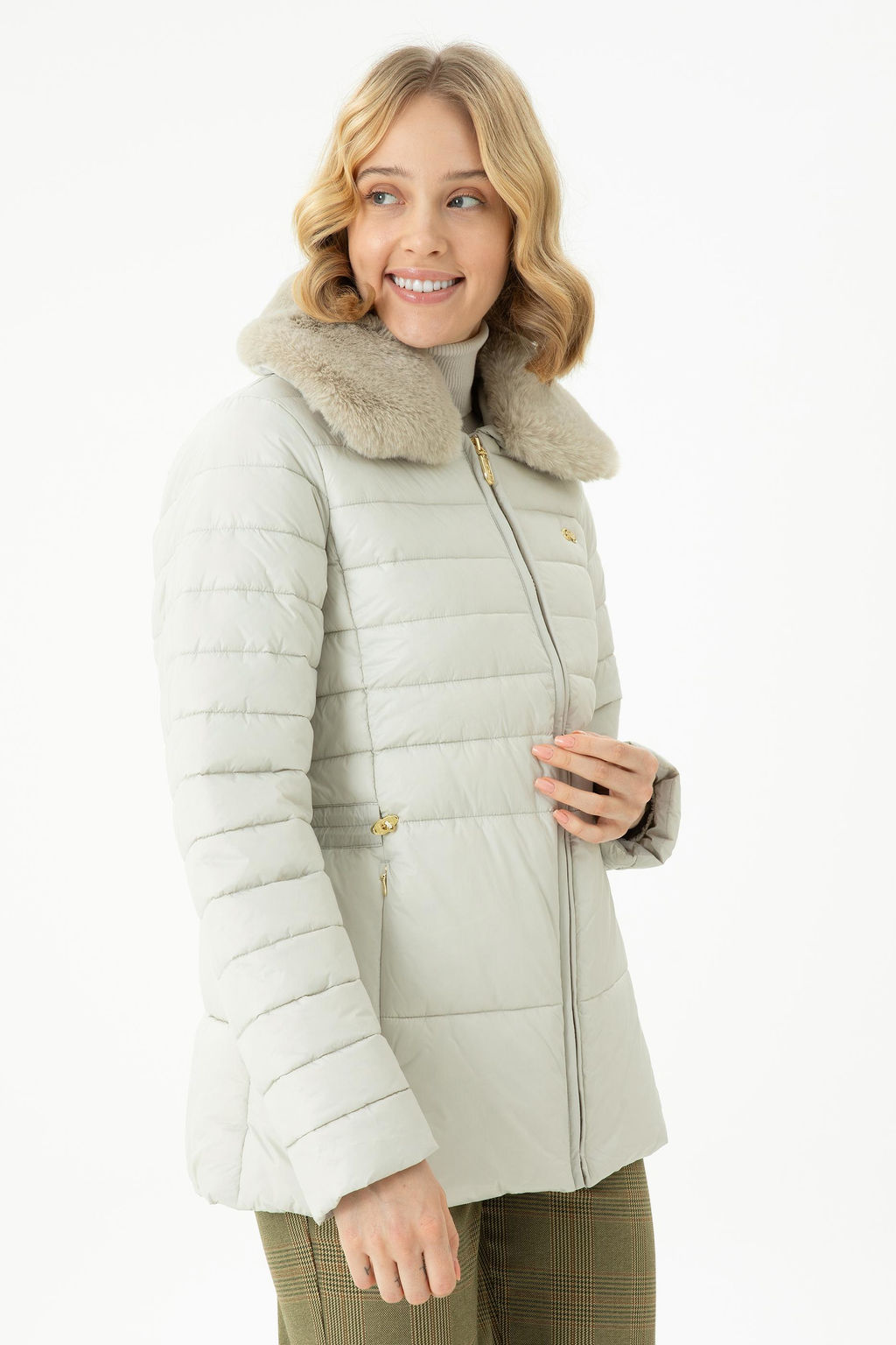 Женское каменное пальто Неожиданная скидка в корзине - U.s. polo assn фото 4