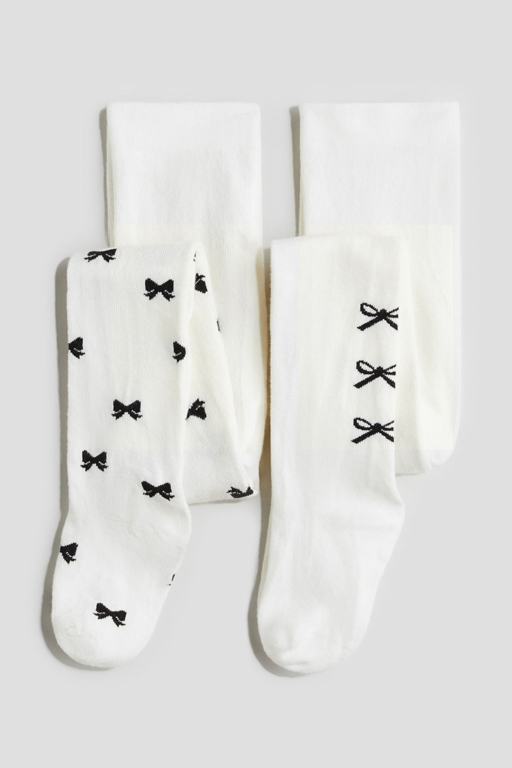 2 leotardos de punto fino