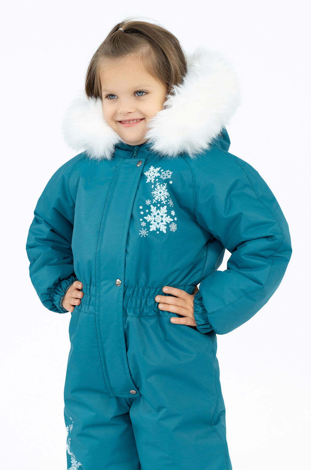 Комбинезон зимний океан зеленый