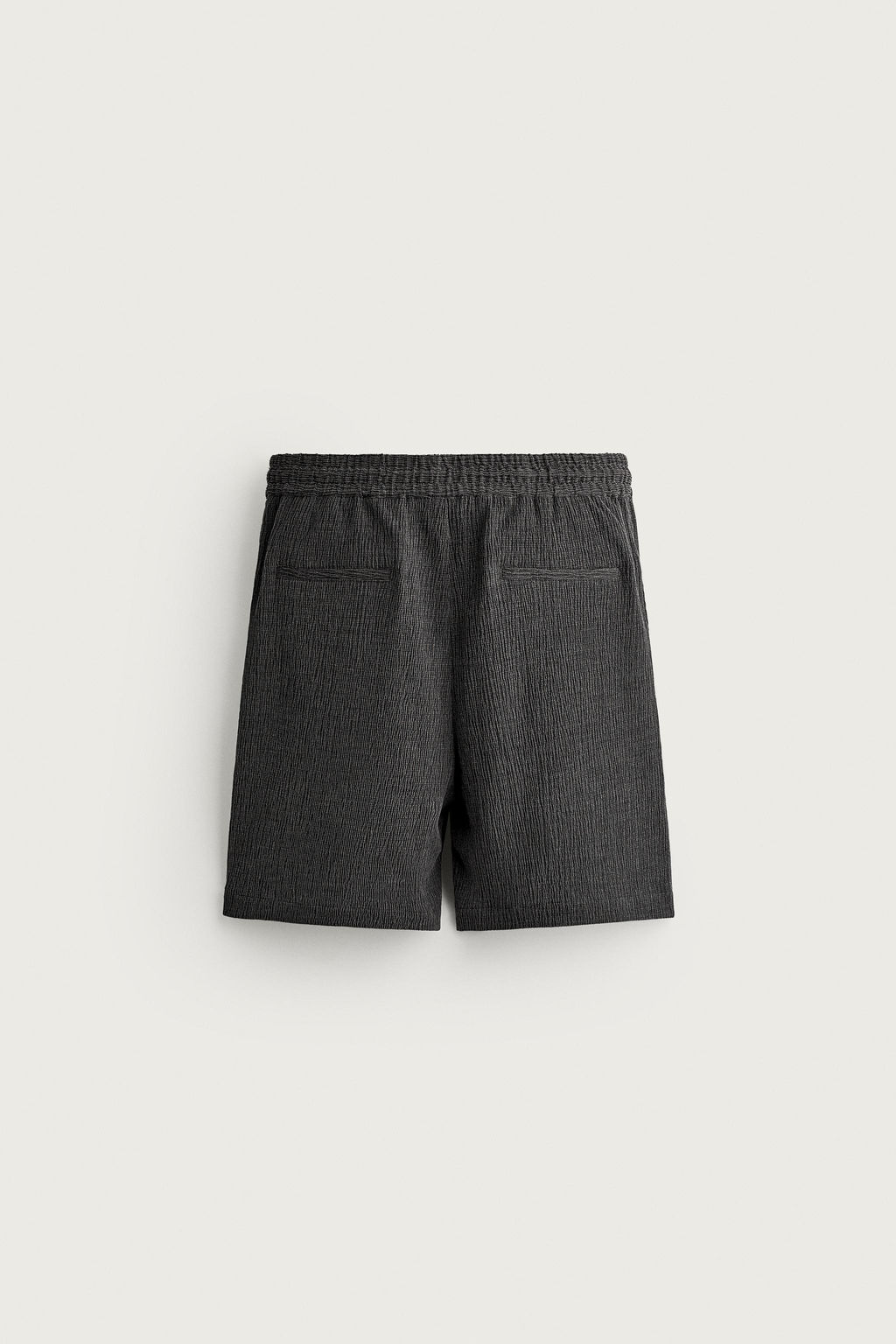 BERMUDA RELAXED FIT RELIEVE / Gris Antracita - Zara фото 5