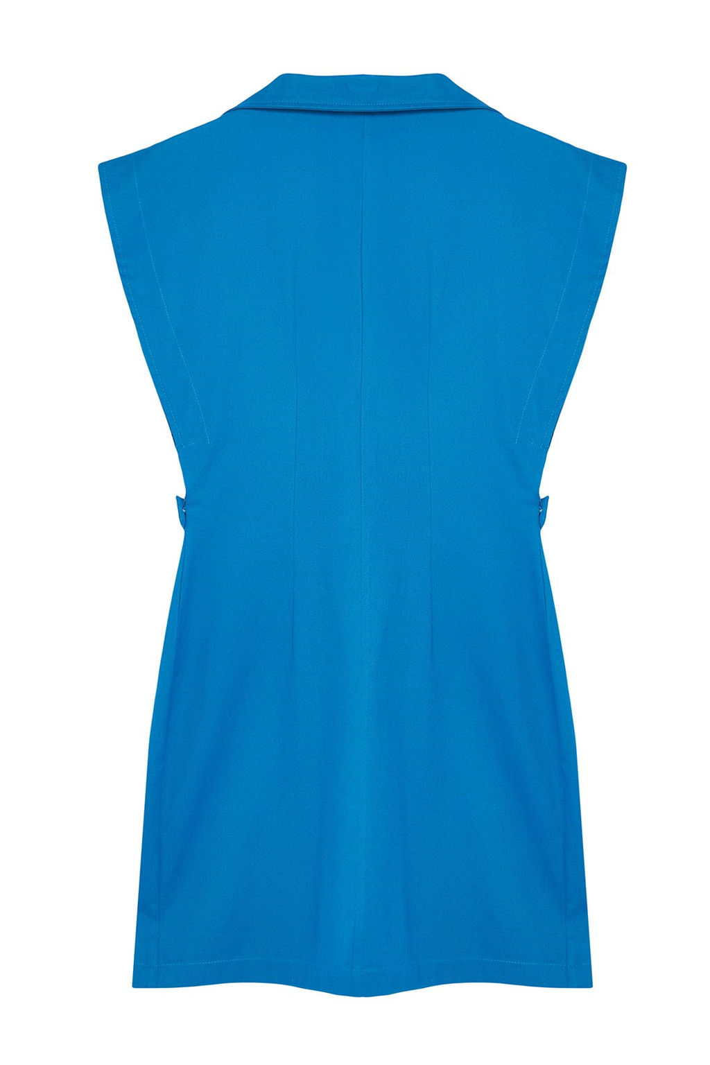 TRENDYOLMILLA Ekru Dugme Detayl? Gabardin Mini Dokuma Gomlek Elbise TWOSS22EL2970 фото 27