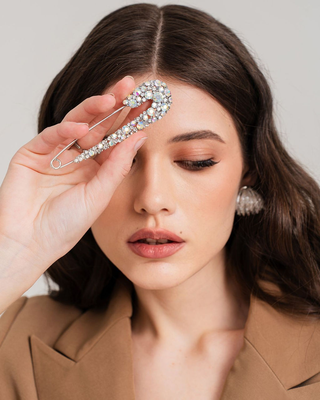 Брошь в форме булавки - Sahar art lab фото 6